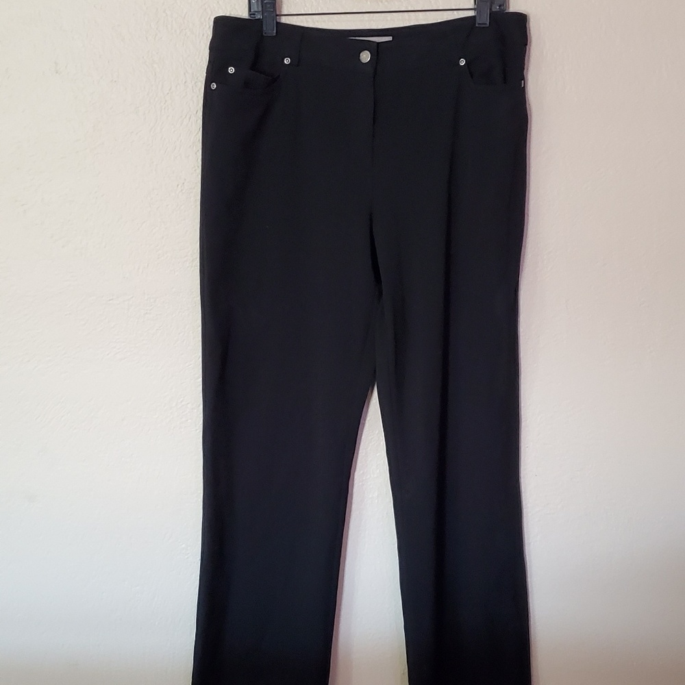 Croft & Barrow black stretch pant 36 - Picture 1 of 4